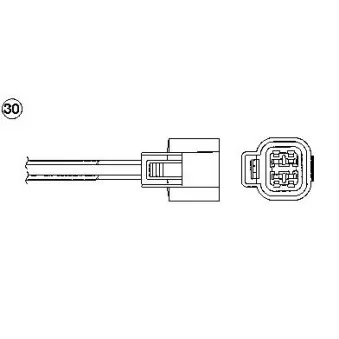 Sonde lambda NGK 0436