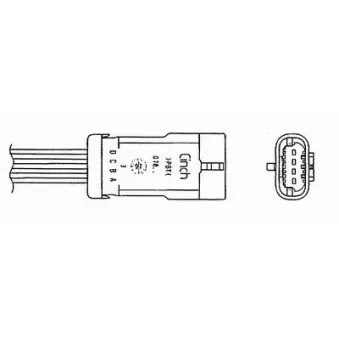 Sonde lambda NGK 0480