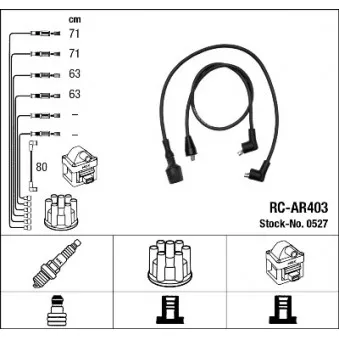 Kit de câbles d'allumage NGK