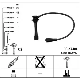 Kit de câbles d'allumage NGK