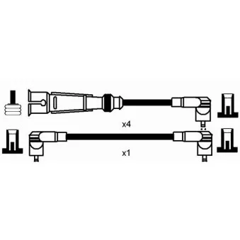 Kit de câbles d'allumage NGK 44296