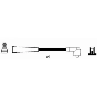 Kit de câbles d'allumage NGK 44299