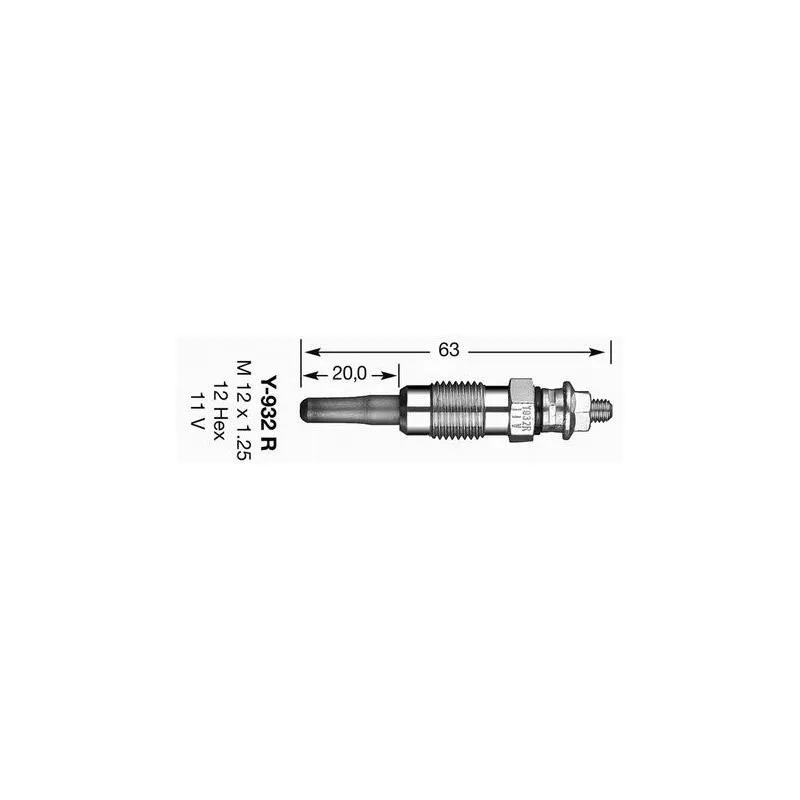 Bougie de préchauffage NGK 4956