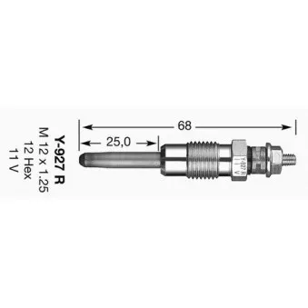 Bougie de préchauffage NGK 5171