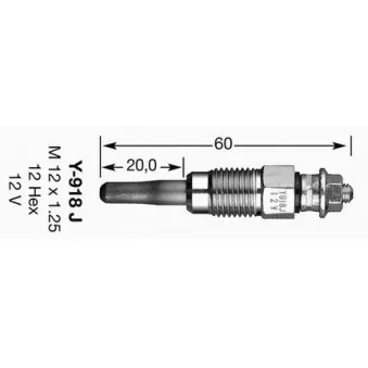 Bougie de préchauffage NGK