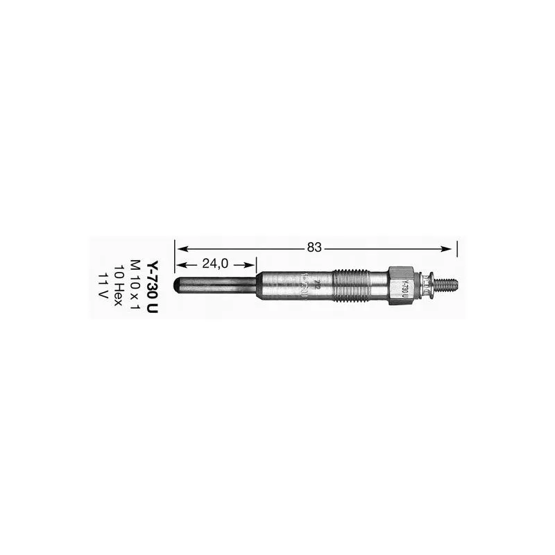 Bougie de préchauffage NGK 6704