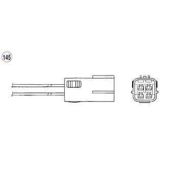 Sonde lambda NGK 90907