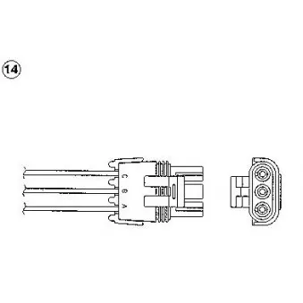 Sonde lambda NGK 95257