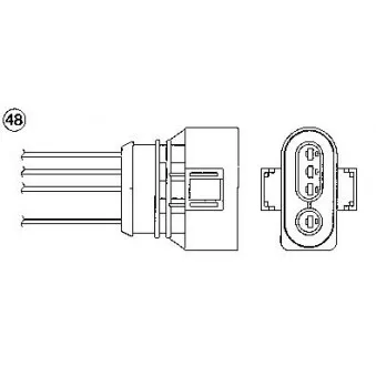 Sonde lambda NGK 96334