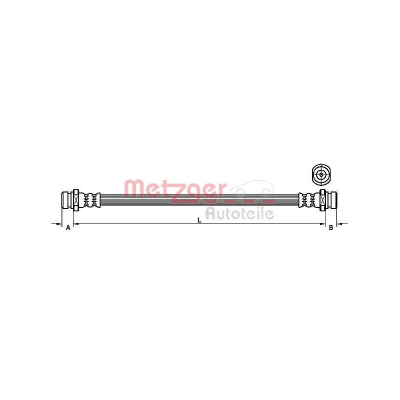 Flexible de frein METZGER 4110544