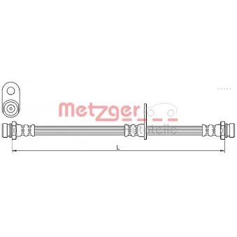 Flexible de frein METZGER 4110638