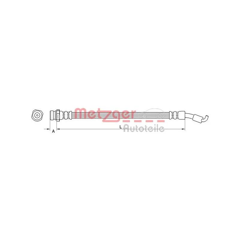 Flexible de frein METZGER 4110821