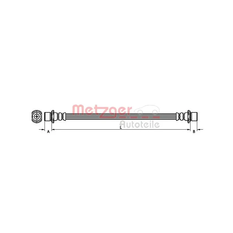 Flexible de frein METZGER 4110958