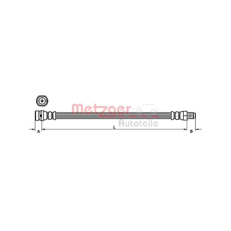 Flexible de frein METZGER 4111215