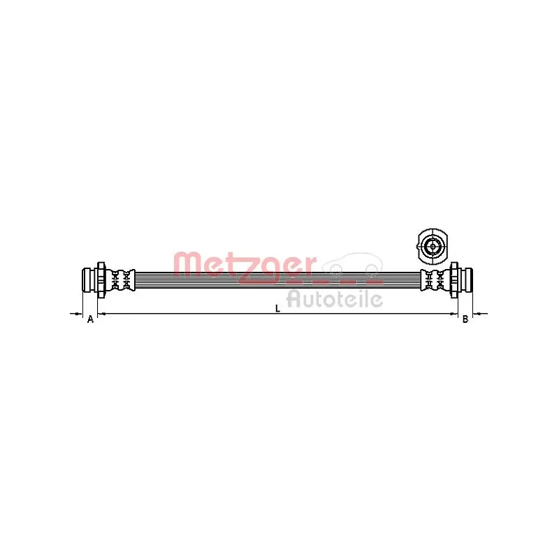 Flexible de frein METZGER 4111249