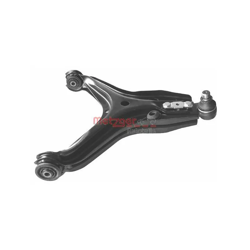 Bras de liaison, suspension de roue avant gauche METZGER 58011601