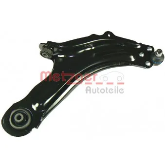 Bras de liaison, suspension de roue avant droit METZGER 58070402