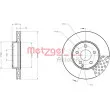 Jeu de 2 disques de frein avant METZGER 6110672 - Visuel 1