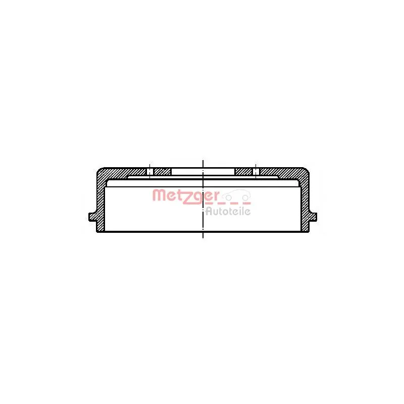 Tambour de frein METZGER BT 1053