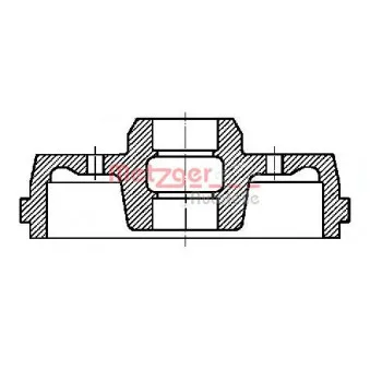 Tambour de frein METZGER BT 1069