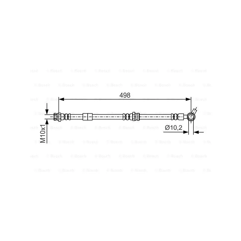 Flexible de frein BOSCH 1 987 481 720