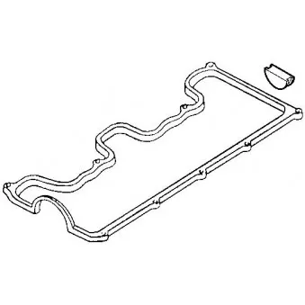 Jeu de joints d'étanchéité, couvercle de culasse ELRING 257.600