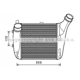 Intercooler, échangeur AVA QUALITY COOLING AI4318