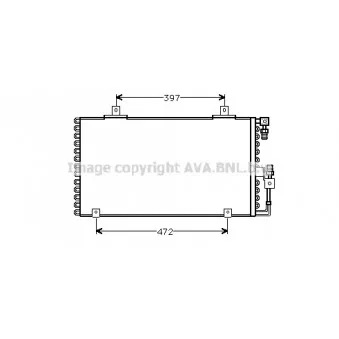 Condenseur, climatisation AVA QUALITY COOLING AI5106