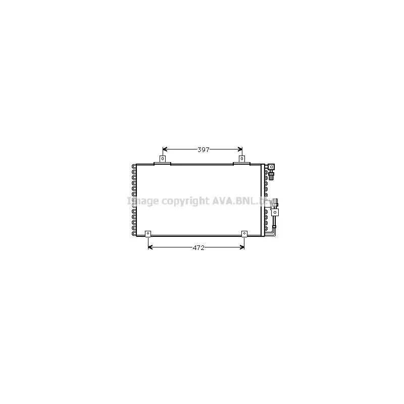 Condenseur, climatisation AVA QUALITY COOLING AI5106