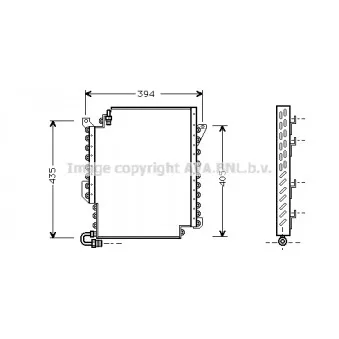 Condenseur, climatisation AVA QUALITY COOLING AI5135