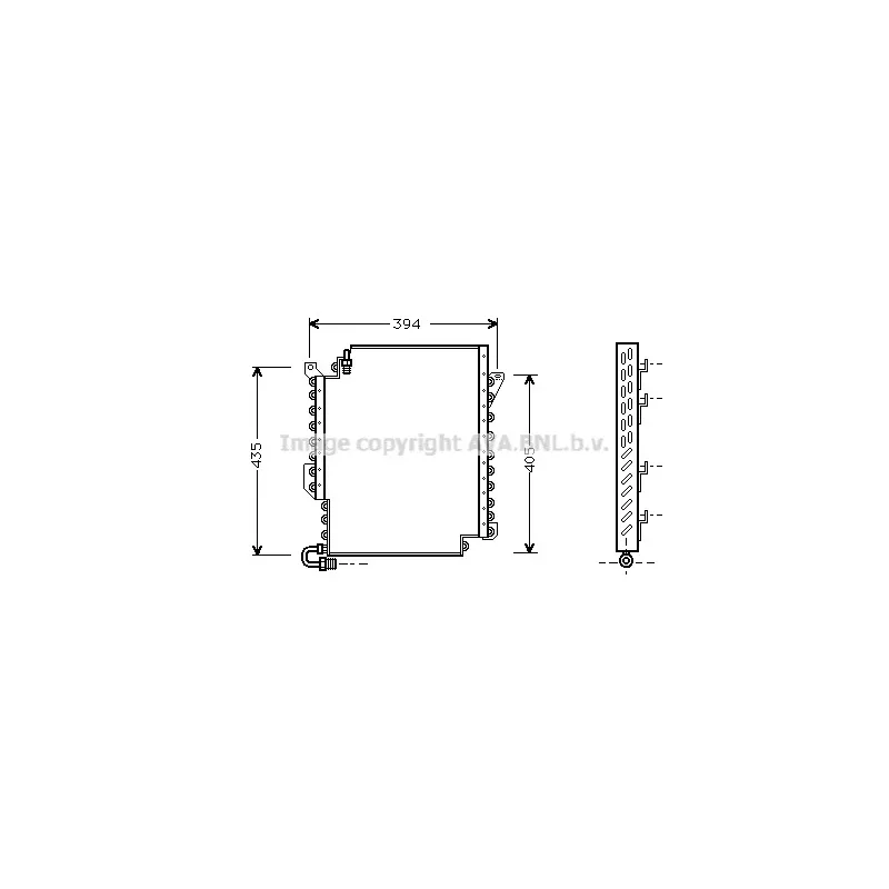 Condenseur, climatisation AVA QUALITY COOLING AI5135