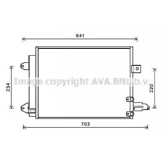 Condenseur, climatisation AVA QUALITY COOLING AI5367D