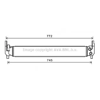 Radiateur, refroidissement du moteur AVA QUALITY COOLING AIA2346