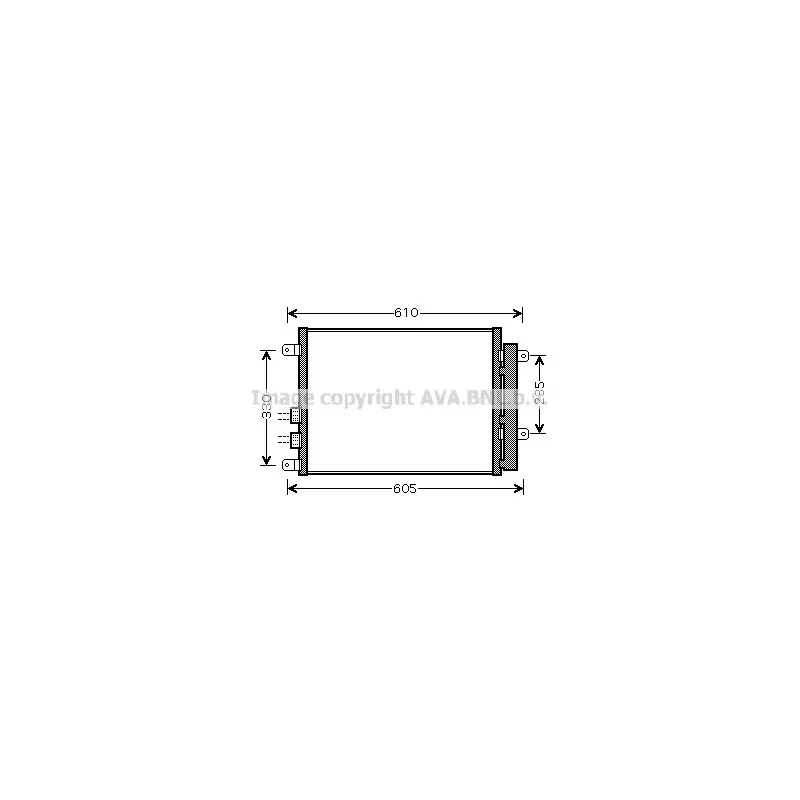 Condenseur, climatisation AVA QUALITY COOLING AL5109