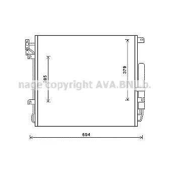 Condenseur, climatisation AVA QUALITY COOLING AUA5209D