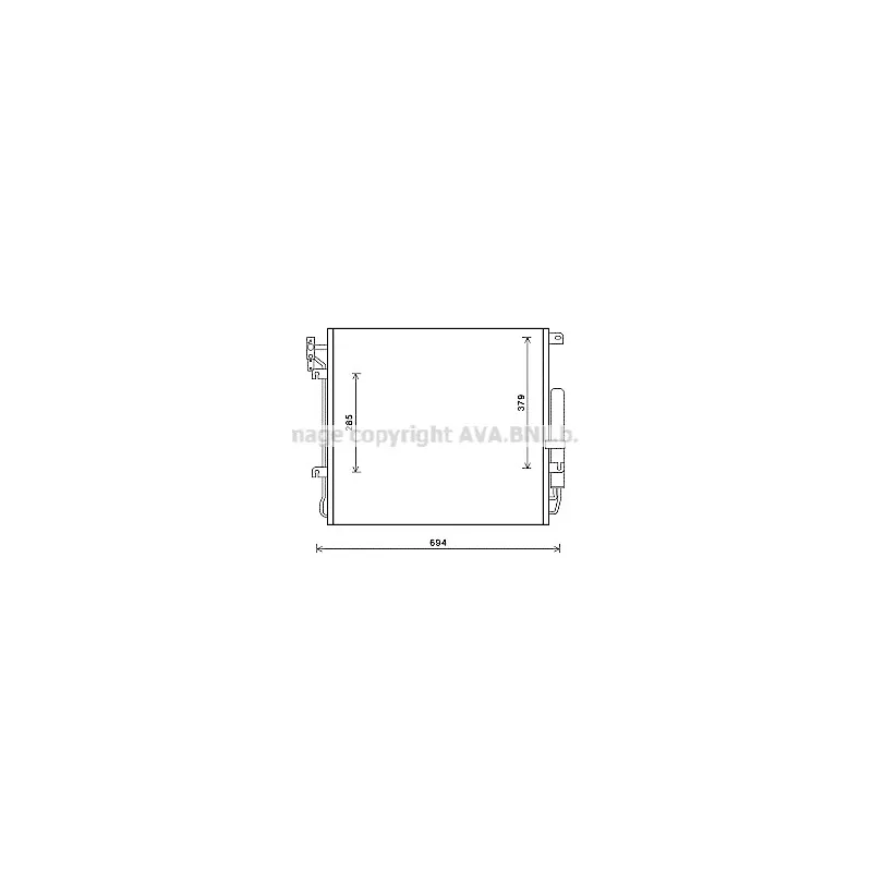 Condenseur, climatisation AVA QUALITY COOLING AUA5209D