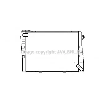 Radiateur, refroidissement du moteur AVA QUALITY COOLING BW2007