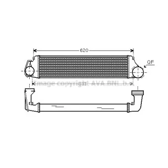 Intercooler, échangeur AVA QUALITY COOLING