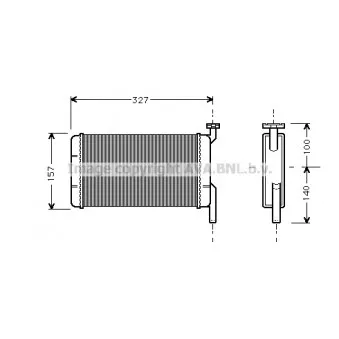 Système de chauffage AVA QUALITY COOLING BW6001