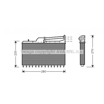 Système de chauffage AVA QUALITY COOLING BW6029