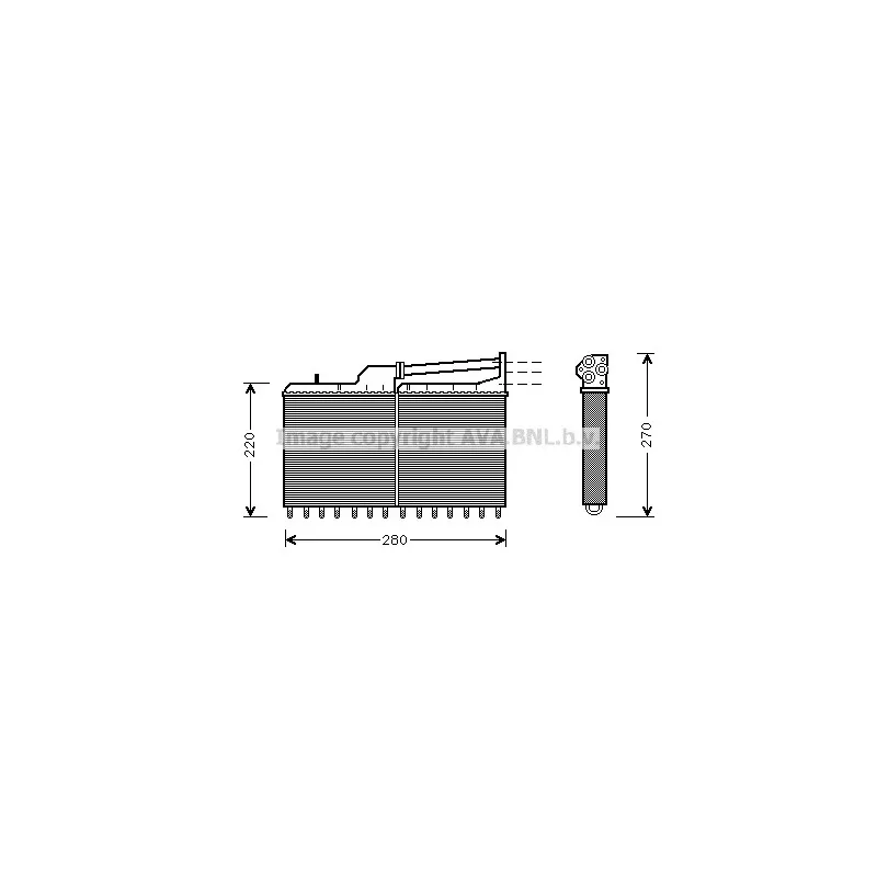 Système de chauffage AVA QUALITY COOLING BW6029