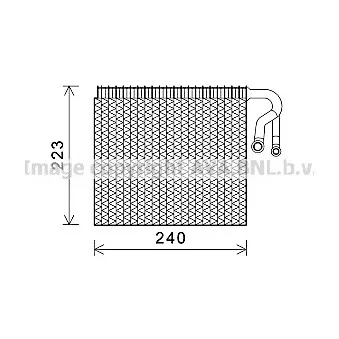 Evaporateur climatisation AVA QUALITY COOLING BWV403