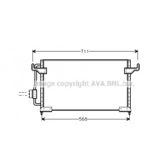 Condenseur, climatisation AVA QUALITY COOLING CN5085