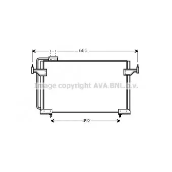 Condenseur, climatisation AVA QUALITY COOLING CN5087