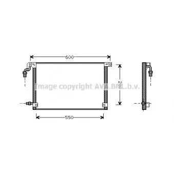 Condenseur, climatisation AVA QUALITY COOLING CN5131