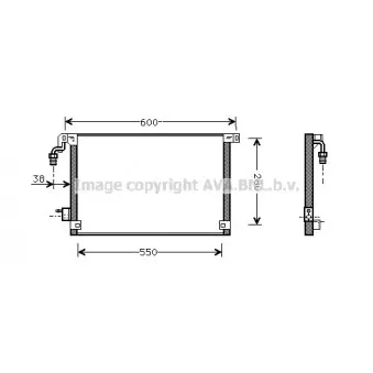 Condenseur, climatisation AVA QUALITY COOLING CN5172