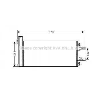 Condenseur, climatisation AVA QUALITY COOLING CN5248D