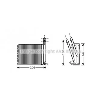 Système de chauffage AVA QUALITY COOLING CN6243