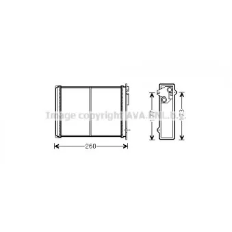 Système de chauffage AVA QUALITY COOLING CN6260