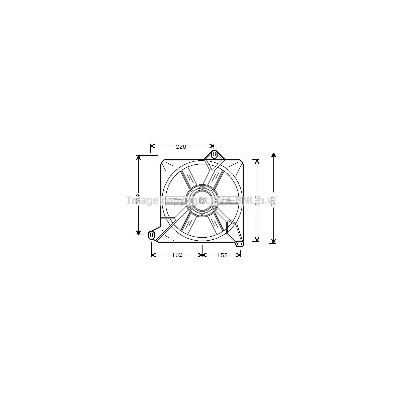 Moteur électrique, pulseur d'air habitacle AVA QUALITY COOLING CN7514